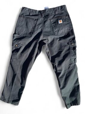 Carhartt Men's Black Cargo Work Pants
